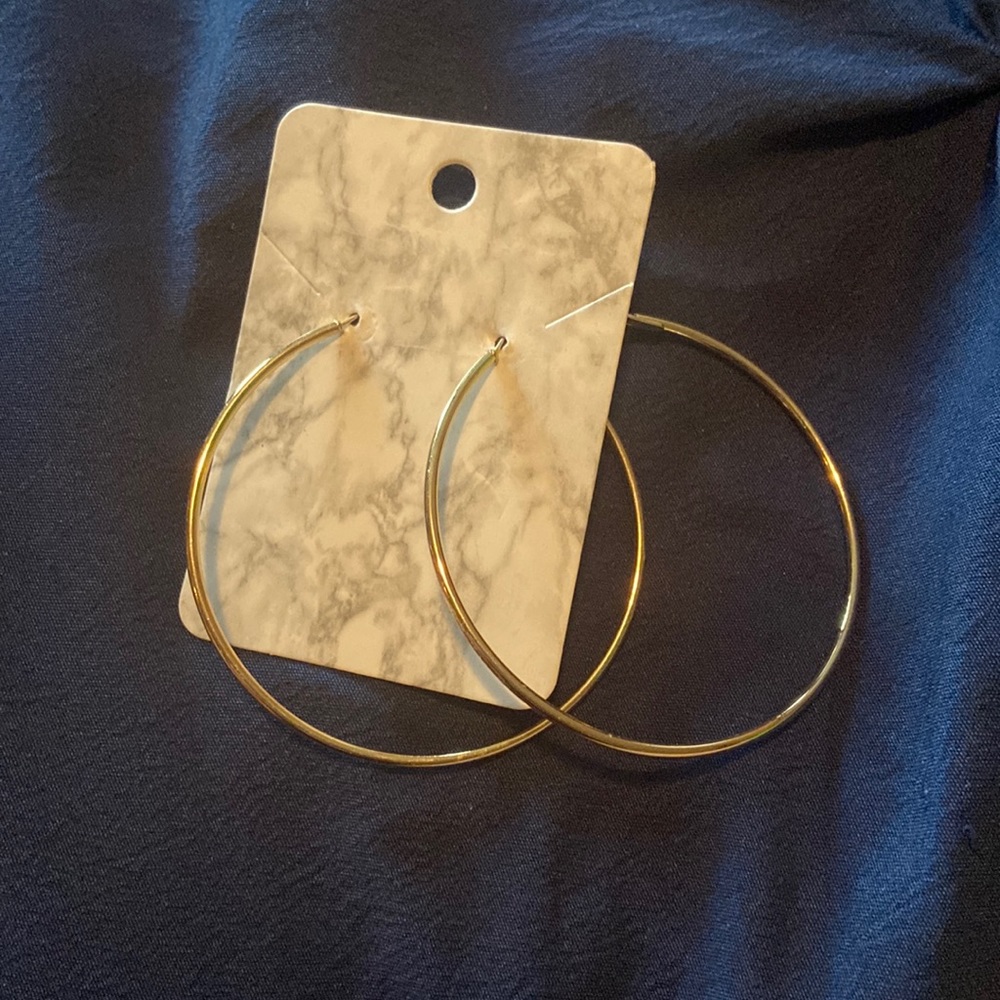 Gold stainless still hoops